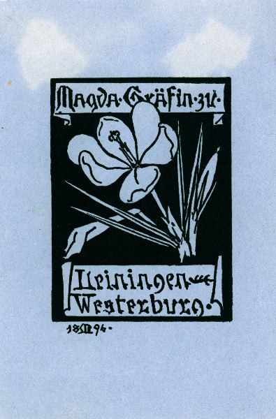 bokägarmärke, exlibris