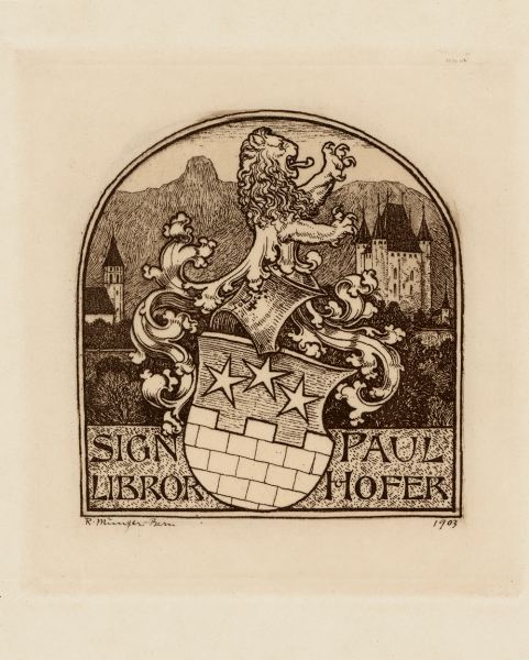 bokägarmärke, exlibris