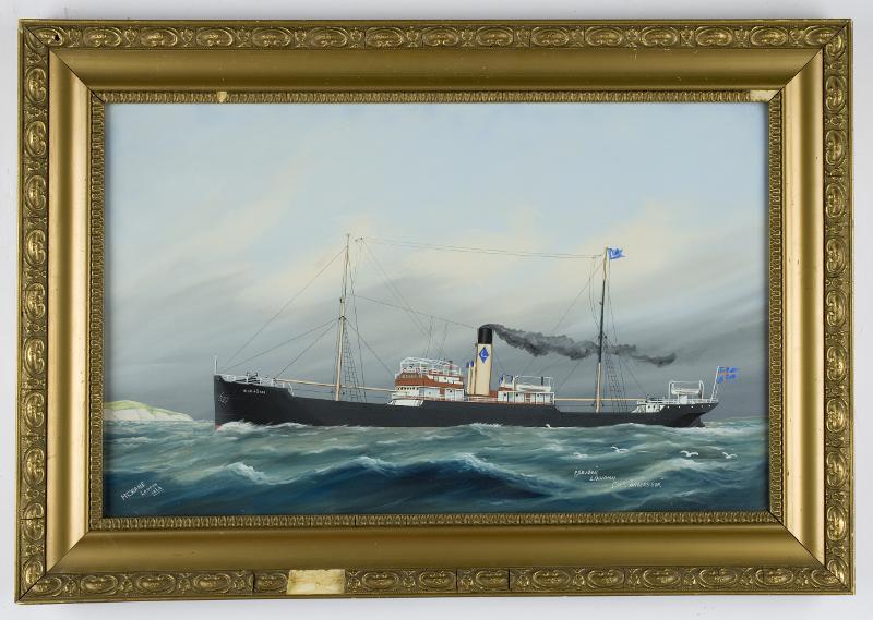 marinmålning, gouache, ESBJÖRN